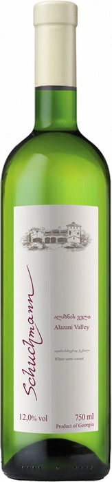 Вино Schuchmann Alazani Valley White Шухманн Алазанская долина Белое 2021 750 мл  12,5%