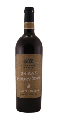 Вино  Brandvei Monor Shiraz Mourvedre Брандвлей Манор Шираз Мурведр  2018 750 мл