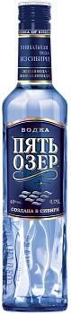 Водка Пять Озер 375 мл