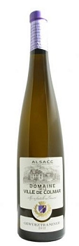 Вино Domaine de la Ville de Colmar Gewurztraminer Alsace AOP  2014 750 мл