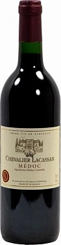 Вино Chevalier Lacassan Rouge, Medoc AOC, "Шевалье Лакассан" Руж, Медок AOC 2009, 0.75 л
