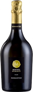 Игристое вино San Martino  Moscato Spumante Dolce     750 мл