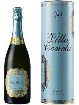 Игристое вино  Villa Conchi Cava Brut Seleccion  in tube  750 мл  11,5%
