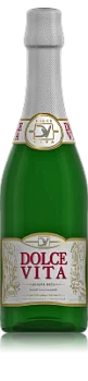 Игристое вино Дольче Вита полусладкое (белая этикетка) 750 мл