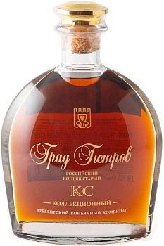 Коньяк  Град Петров  КС  п/у  500 мл 40 %