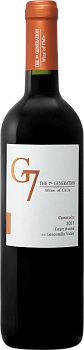Вино G7 Carmenere Loncomilla Valley DO Viña del Pedregal    2019 750 мл