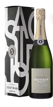 Шампанское Soutiran Brut Nature Grand Cru gift box  750 мл