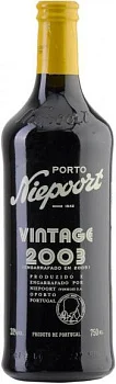 Вино Niepoort Vintage Port 2003 Нипорт Винтаж Порт нефильтрованый 750 мл