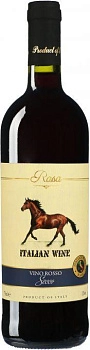 Вино Rasa Vino Rosso Secco  Раза  Россо Секко 750 мл