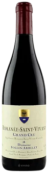 Вино Domaine Follin-Arbelet Romanée-Saint-Vivant Grand Cru   2018 750 мл 13,5%