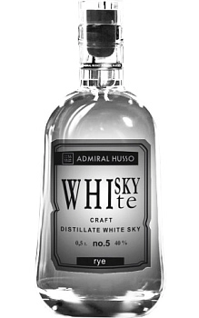 Дистиллят   Admiral Husso White   Sky  Адмирал Хьюссо Уайт Скай  ржаной 500  мл