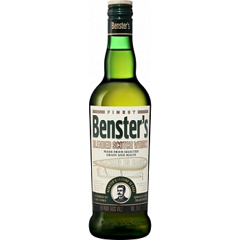 Виски KVKZ   Benster's  Blended   500  мл  40 %
