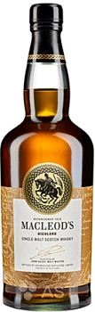 Виски  Macleod's  Single Highland Malt  700 мл