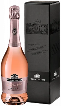 Вино игристое Villa Sandi Il Fresco  Rose Brut  gift box 2019 750 мл