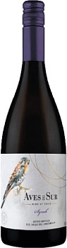 Вино Vina Carta Vieja Aves del Sur Syrah  Авес дель Сур Сира 2021  750 мл  14,5 %