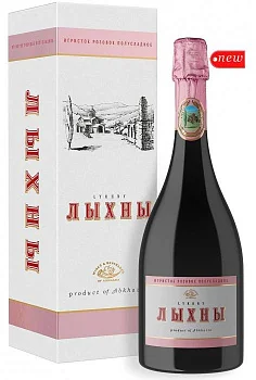 Вино игристое "Лыхны" розовое п/сладкое 0,75
