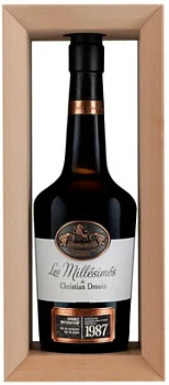 Кальвадос Christian Drouin Calvados Pays d'Auge 1987 gift box   700 мл
