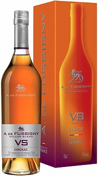 Коньяк A. de Fussigny  Cellar Blend VS  gift box  700 мл  40%