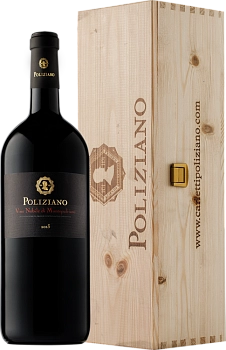 Вино Poliziano  Vino Nobile di Montepulciano  wooden box  2019  1500 мл  14,5 %