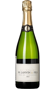 Шампанское Champagne H. Lanvin & Fils Brut Grand Cru Blanc de Blancs  Ланвин И Филс Брют Гран Крю Блан де Блан   2014 750 мл  12%