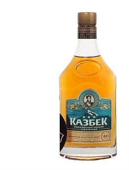 Коньяк ККЗ Казбек трехлетний 100 мл