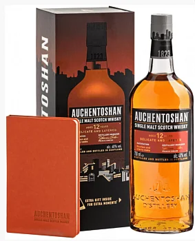 Виски Auchentoshan 12 Years Old gift box & diary 700 мл