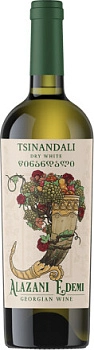 Вино Kakhetia Alazani Edemi Tsinandali Кахетия Алазани Эдеми Цинандали ЗНМП    2017   750  мл