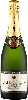 Шампанское Vollereaux Blanc de Blancs Brut Champagne AOC 750 мл