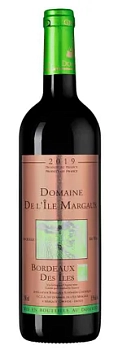 Вино Domaine de l'Ile Margaux Bordeaux des Iles Bordeaux Superieur AOC 2019 750 мл 13,5%