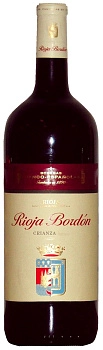 Вино RIOJA BORDON CRIANZA 2015 RIOJA D.O.Ca. «РИОХА БОРДОН» КРИАНСА РИОХА DOCa 2015 1500 мл