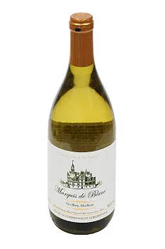 Вино Marquis de Blanc Vin Blanc Moelleux 750 мл 10,5% Маркиз де Блан 750 мл 10,5%