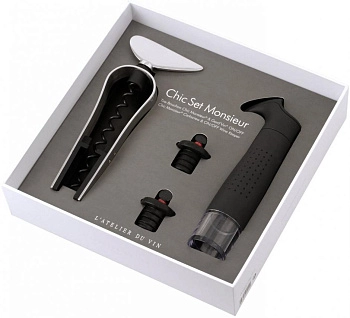 Подарочный набор L'Atelier du Vin Gift set  Chic Monsieur  in box  Ателье дю Ван  Подарочный набор  Шик Месье  в коробке