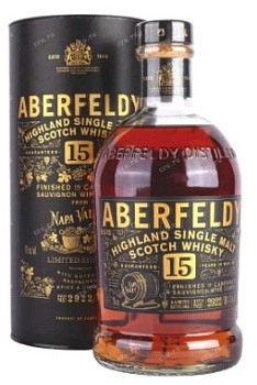 Виски Aberfeldy 15 Years Old Limited Edition in tube 700 мл