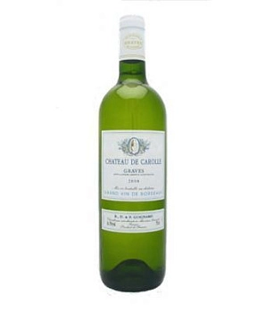 Вино Vignobles Guignard Selection Chateau de Carolle Graves Винобль Гиньярд Селексьон  Шато де Кароль Грав белое    750 мл