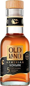 Коньяк  Old Land 5 Years    100 мл