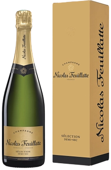 Шампанское Nicolas Feuillatte Selection Demi-Sec gift box 2016 750 мл