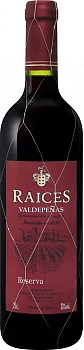 Вино Raices Gran Reserva Valdepenas DO Bodegas Fernardo Castro Райсес Резерва Вальдепеньяс DO Бодегас Фернандо Кастро 2018  750 мл