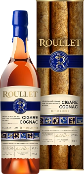 Коньяк  Roullet   Cigare  Fins Bois AOC gift box  700 мл