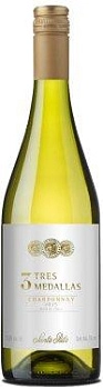 Вино Chardonnay 3 Tres Medallas Santa Rita  2015 750 мл