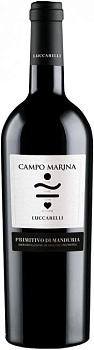 Вино Luccarelli Campo Marina Primitivo di Manduria DOP Луккарелли Кампо Марина Примитиво ди Мандурия 2020 750 мл