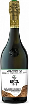 Игристое вино Bisol Crede Prosecco di Valdobbiadene Superiore DOCG  2021 1500 мл