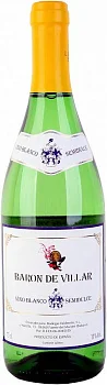 Вино Valdeorite Baron de Villar Blanco Semidulce  Вальдеорите Барон де Вилляр Бланко Семидульче 750 мл