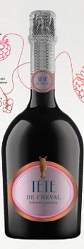 Игристое вино  Tête de Cheval Rose Brut  750 мл