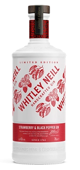 Джин   Whitley Neill   Strawberry & Black Pepper Gin   700 мл