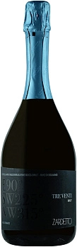 Игристое вино Zardetto Tre Venti Conegliano Valdobbiadene Rive di Ogliano Prosecco Superiore DOCG Зардетто Тре Венти Конельяно Вальдоббьядене Риве ди Ольяно Просекко Суперьоре 2016 750 мл