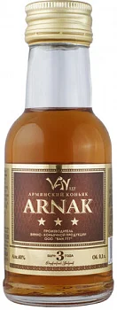 Коньяк  Arnak   3 year  100 мл