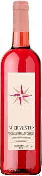 Вино розовое полусладкое Ager Ventus  Агер Вентус 2017  750 мл