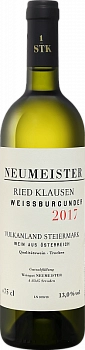 Вино Weingut Neumeister  Weissburgunder Ried Klausen Vulkanland Steiermark  Ноймайстер  Вайсбургундер Рид Клаусен Вулканланд Штайермарк   2017 750 мл