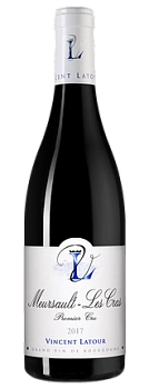 Вино Vincent Latour  Meursault Premier Cru les Cras   Винсент Латур  Мерсо Руж Премье Крю Ле Кра   2018  750 мл