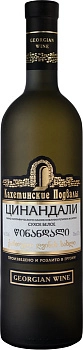 Вино Georgian Wine House  Kakhetian Cellars Tsinandali matte bottle  750 мл